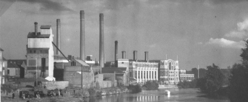 Riverside location of Gas Works and Power Station