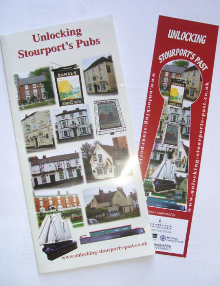Leaflets available to download. Also details of the new English Heritage book on Stourport and Podcasts from some of the contributors compiled by the Kidderminster Shuttle Newspaper.