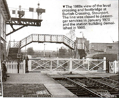 Old newspaper article.which contrary to the text shows the station buildings level crossing and footbridge in Minster Road. Great Western way replaced the depot and silos in the top right hand corner of the picture